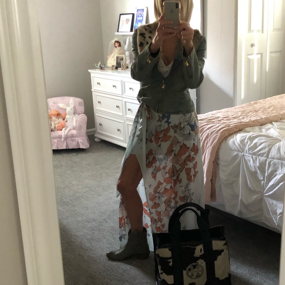 Free people maxi skirt